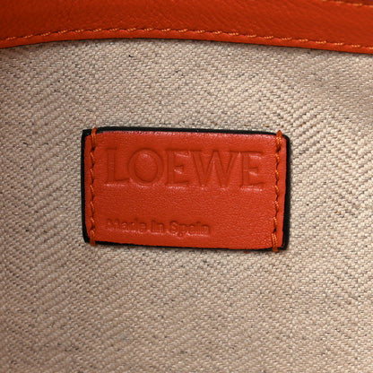 Loewe Calfskin Small Flamenco Knot Hobo Orange 6 of 9