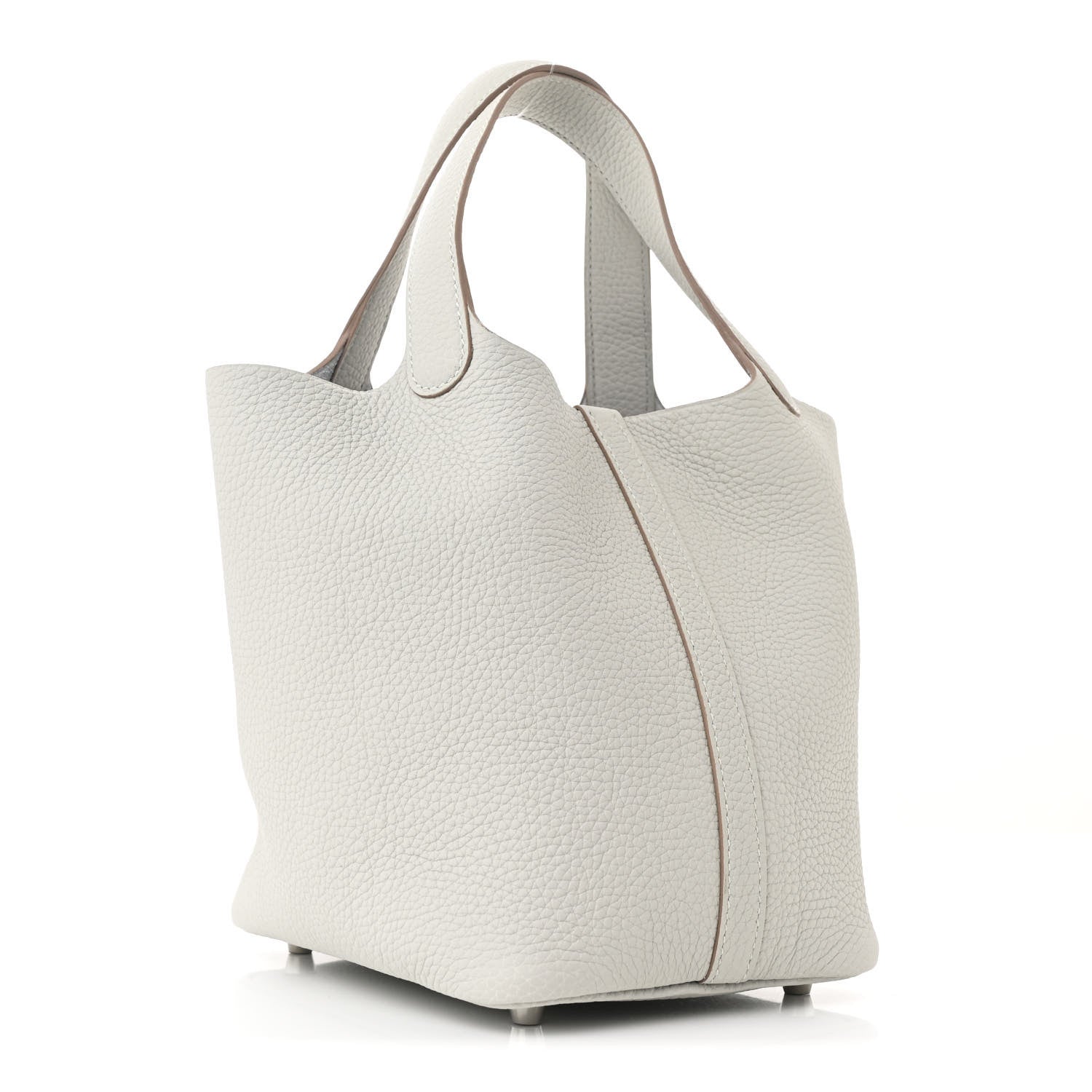 Hermes Taurillon Clemence Picotin Lock 18 PM Gris Perle 3 of 11