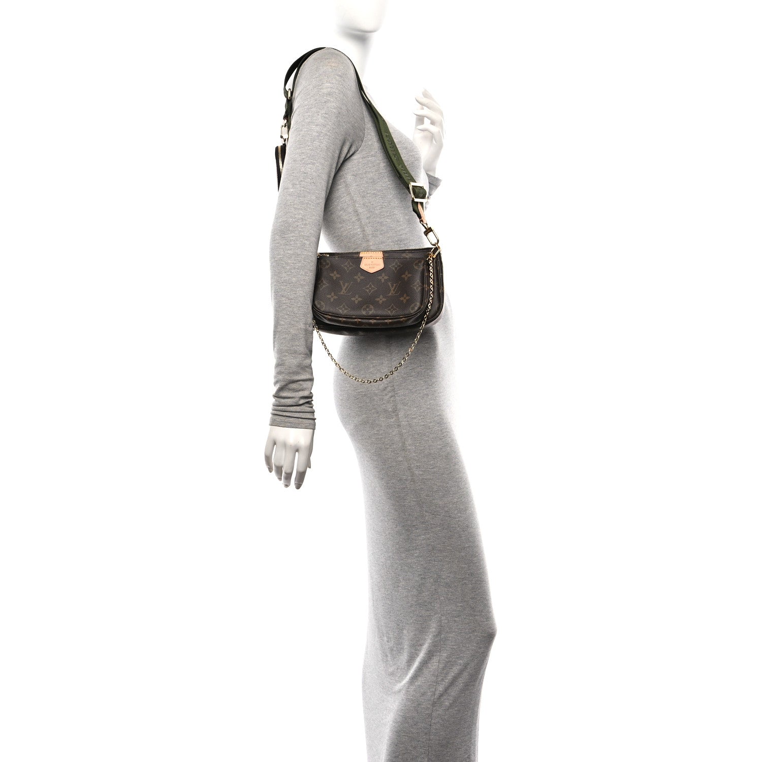 Louis Vuitton Monogram Multi Pochette Accessories Kaki 2 of 12