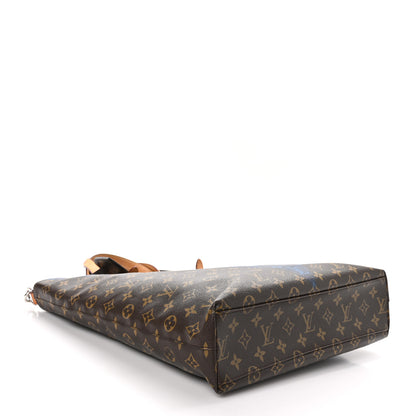 Louis Vuitton Monogram V Cabas Jour Blue 4 of 10