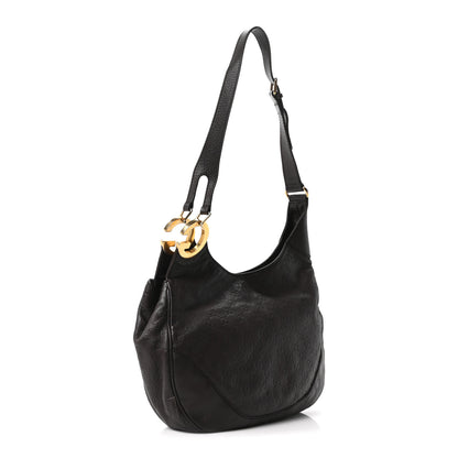 Gucci Guccissima Medium Charlotte Hobo Dark Brown 3 of 10