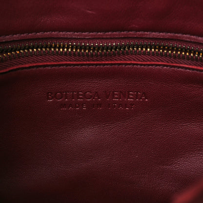 Bottega Veneta Lambskin Maxi Intrecciato Cassette Crossbody Bag Barolo 5 of 5