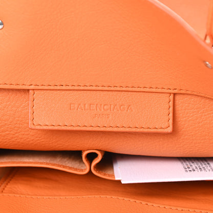 Balenciaga Veau Papier A4 Zip Around Tote Mandarine 6 of 14