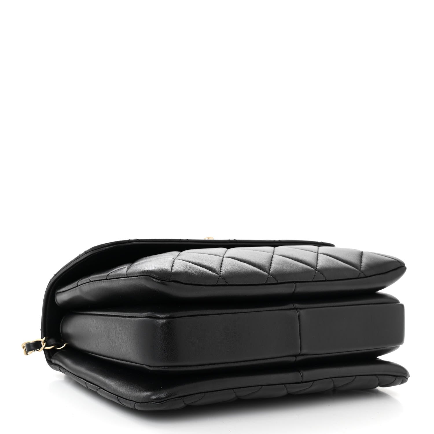 Chanel Lambskin Quilted Small Trendy CC Dual Handle Flap Bag Black 4 of 11