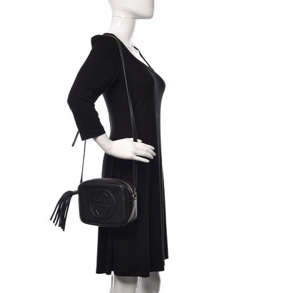 Gucci Pebbled Calfskin Small Soho Disco Bag Black 2 of 12