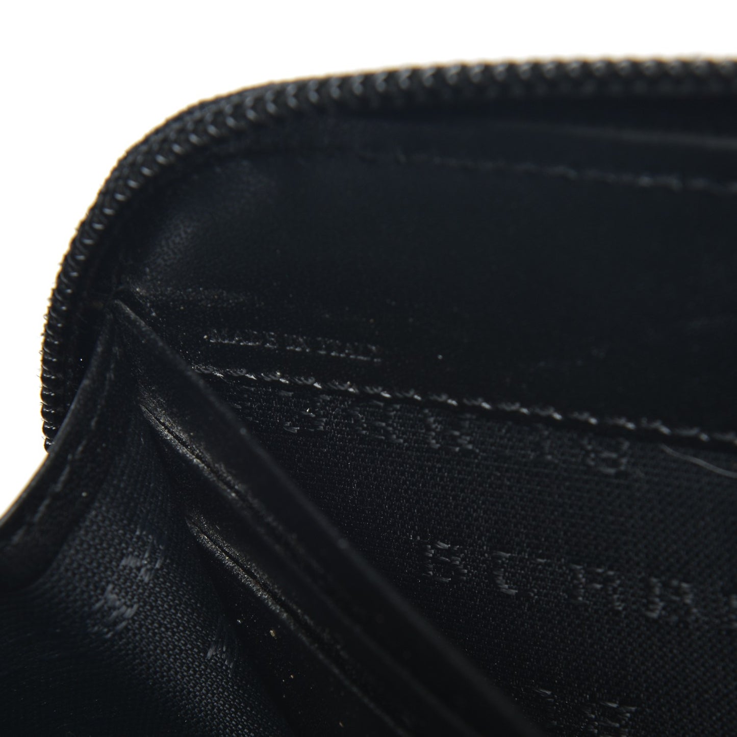 House Check Large Ziggy Zip Around Wallet Black
