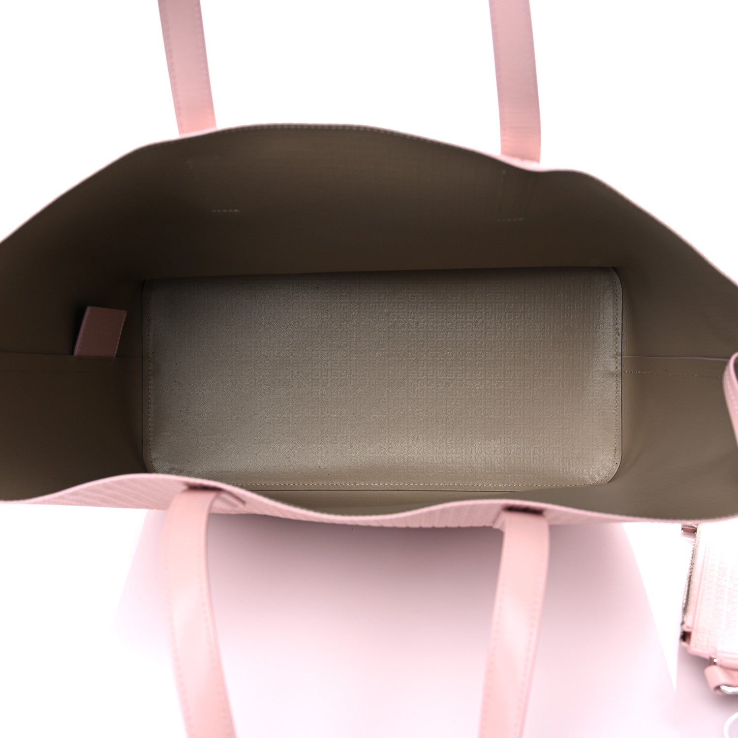 Givenchy Calfskin Logo Embossed Wing Shopper Tote Blush Pink 6 of 14