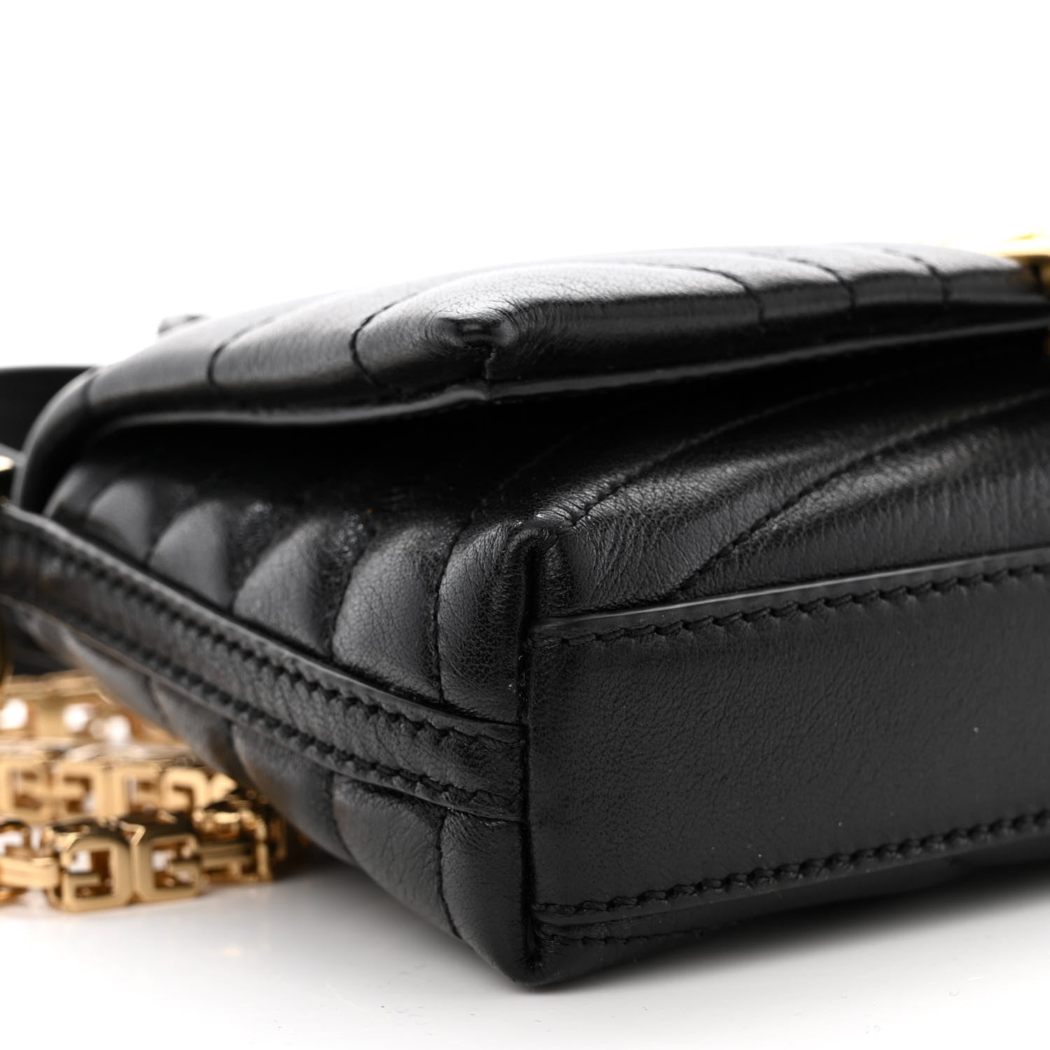 Givenchy Calfskin Quilted Micro 4G Soft Bag Black 9 of 10