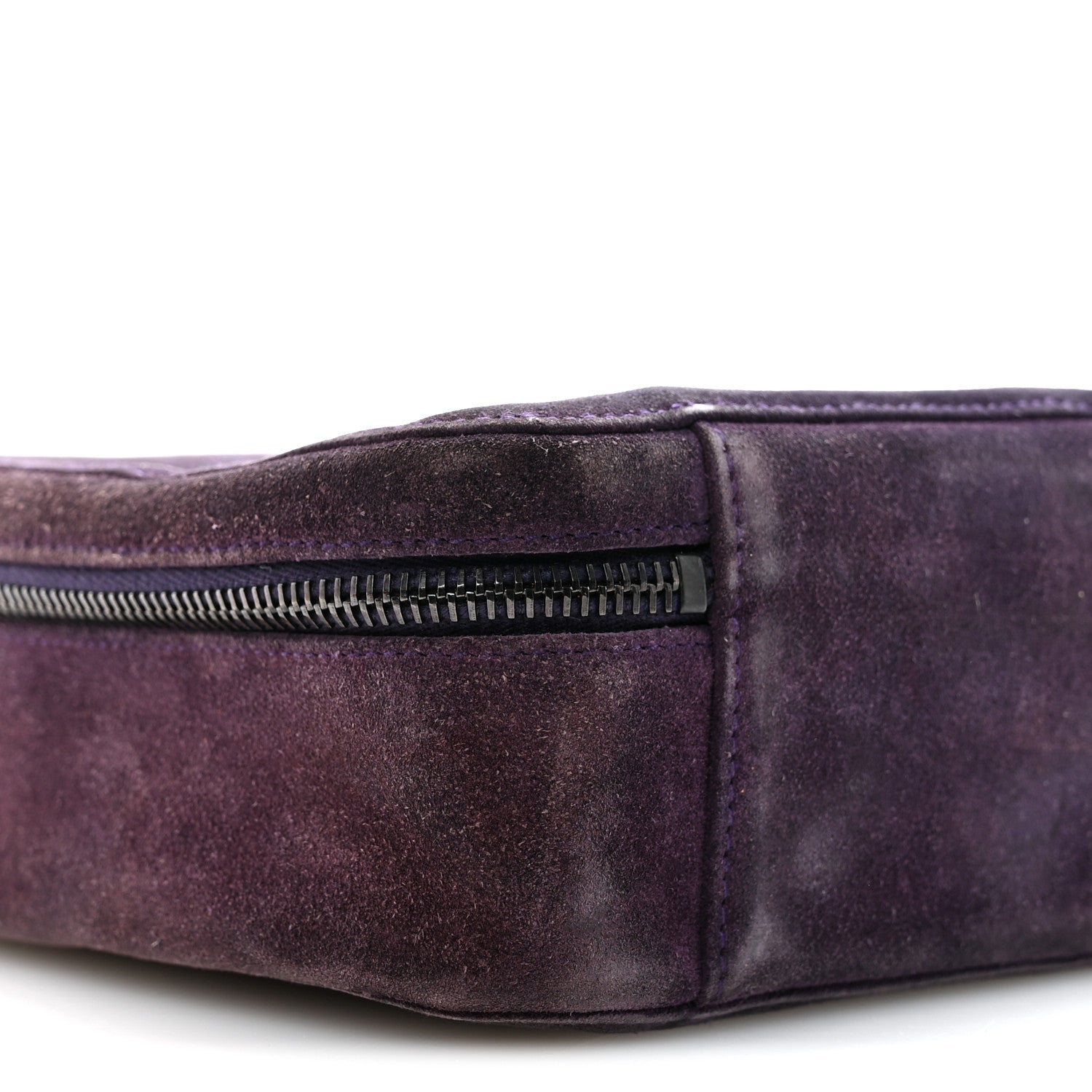Chanel Suede CC Handbag Purple 10 of 15