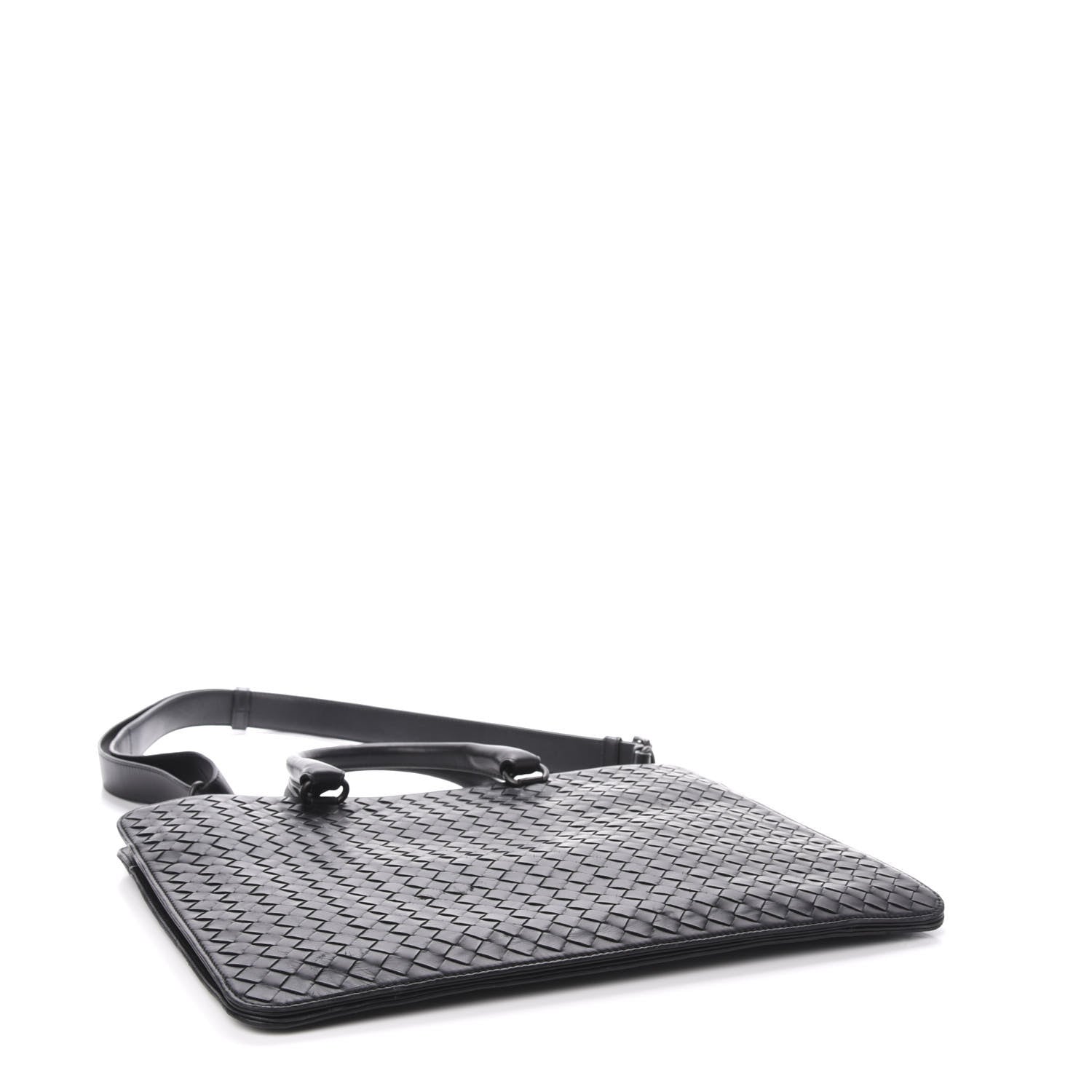 Bottega Veneta Intrecciato Briefcase Black 5 of 12