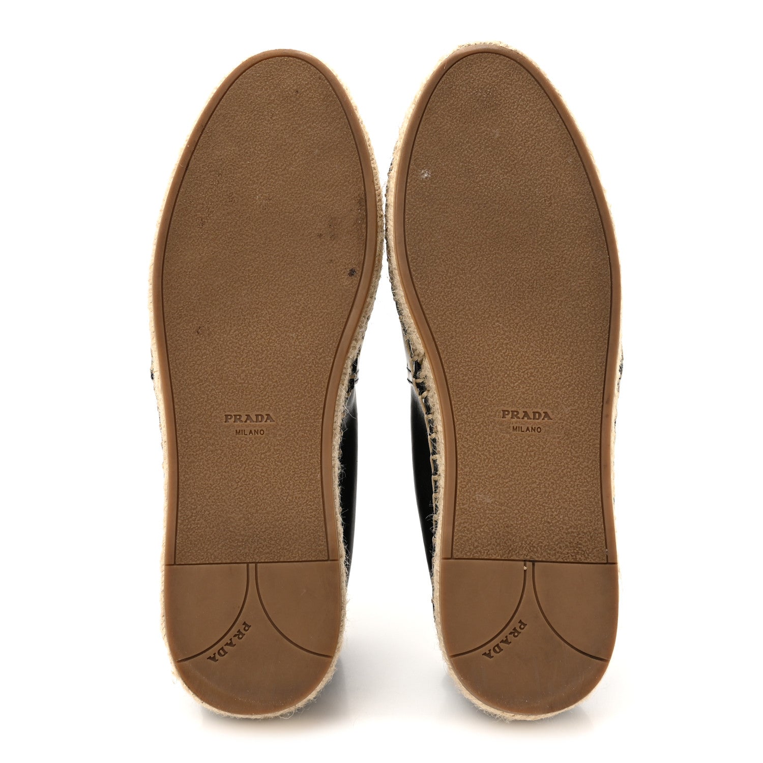 Prada Nappa Logo Cap Toe 20mm Espadrilles 37 Black 6 of 14