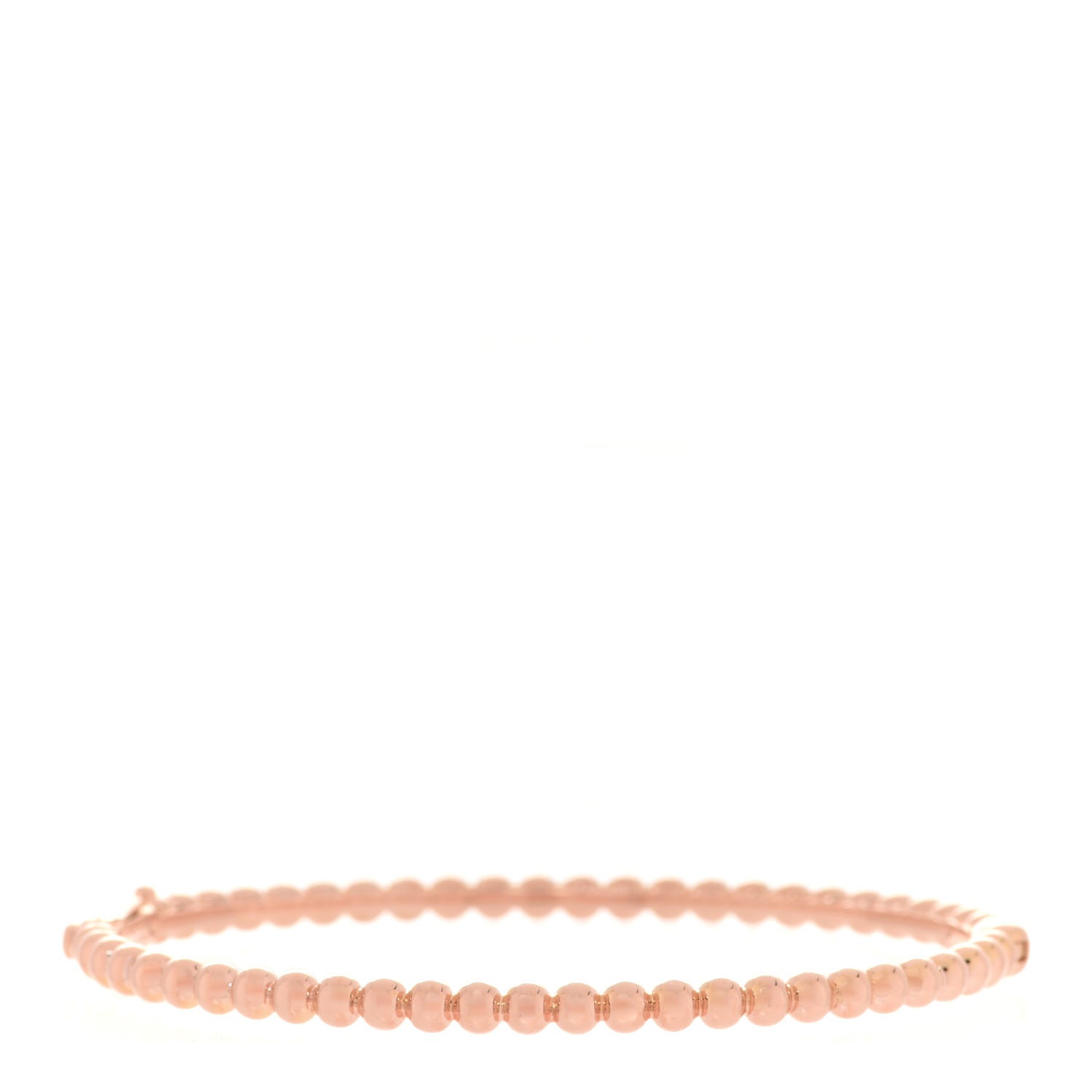 Van Cleef & Arpels 18K Rose Gold Perlee Pearls of Gold Bracelet M 3 of 4