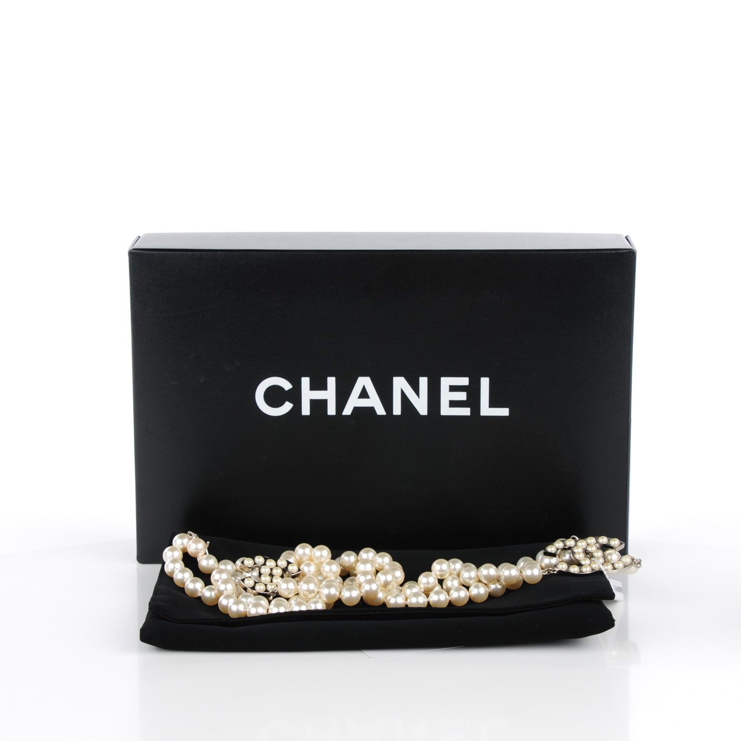 Pearl CC Double Strand Belt Silver