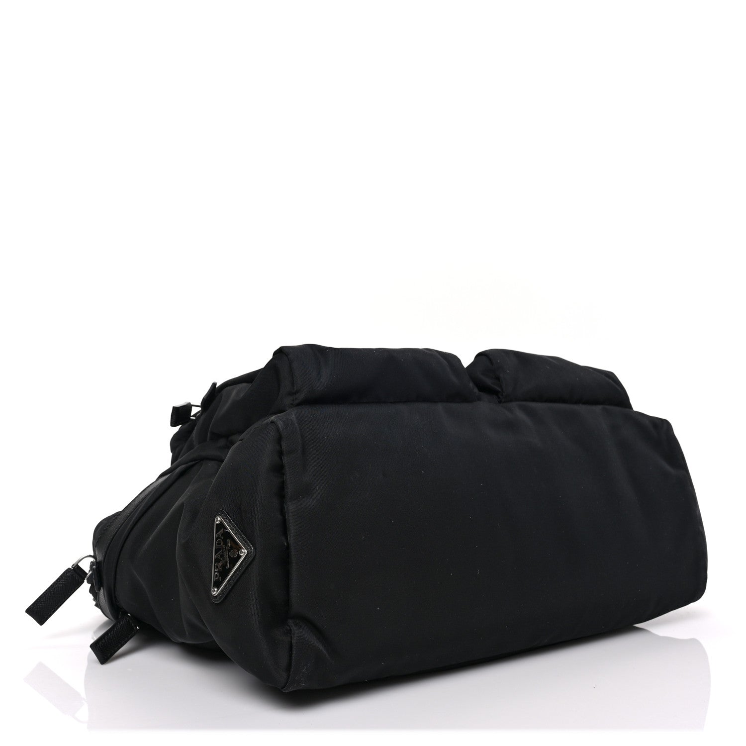 Prada Tessuto Nylon Saffiano Briefcase Black 4 of 8