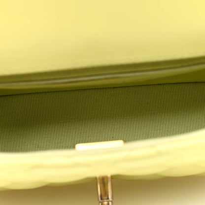 Chanel Lambskin Quilted Casino Chips  Green 5 of 10