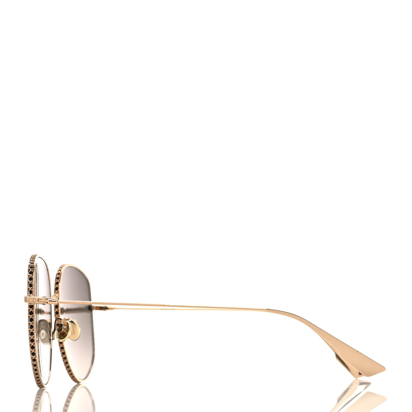 Metal Dior By Dior 2 Sunglasses Gold