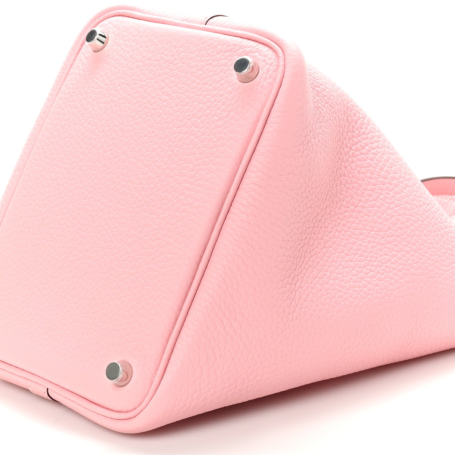 Hermes Taurillon Clemence Picotin Lock 18 PM Rose Sakura 10 of 11
