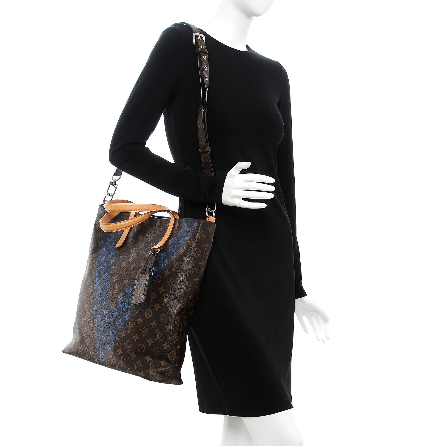 Louis Vuitton Monogram V Cabas Jour Blue 2 of 10