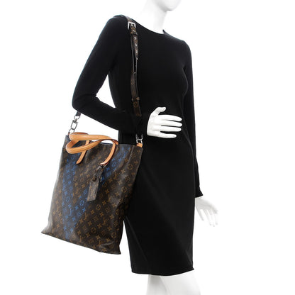 Louis Vuitton Monogram V Cabas Jour Blue 2 of 10