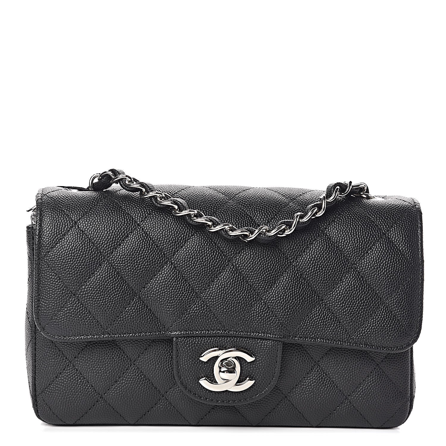 Chanel Caviar Quilted Mini Rectangular Flap Black 1 of 11