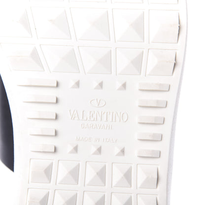 Valentino Garavani Calfskin Star VLTN Mens Rockstud Open Sneakers 41 White 10 of 11