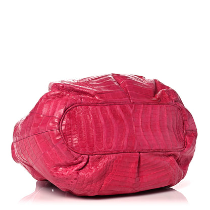 Nancy Gonzalez Crocodile Tote Pink 3 of 10