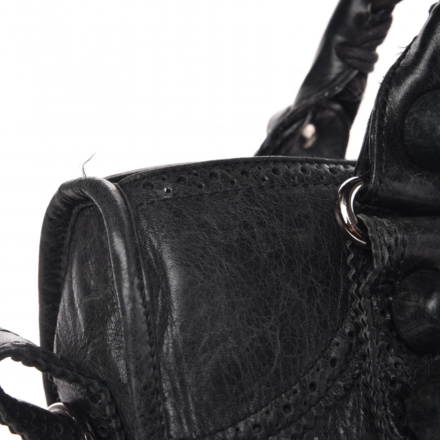 Balenciaga Agneau Giant Brogues Hardware City Anthracite 15 of 16