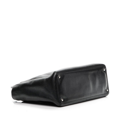Chanel Calfskin Cerf Executive Shopper Tote Black 4 of 7