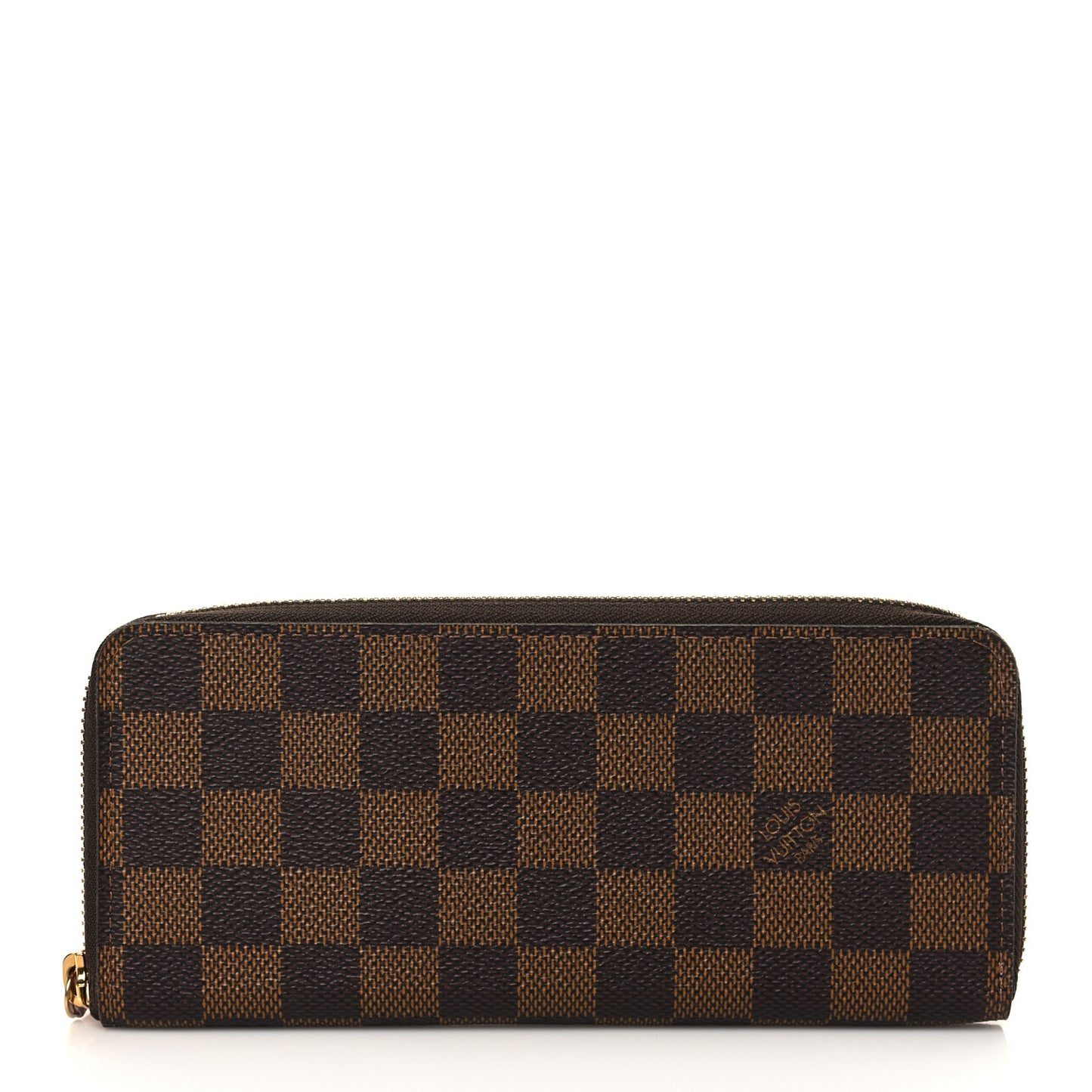 Damier Ebene Clemence Wallet Rose Ballerine