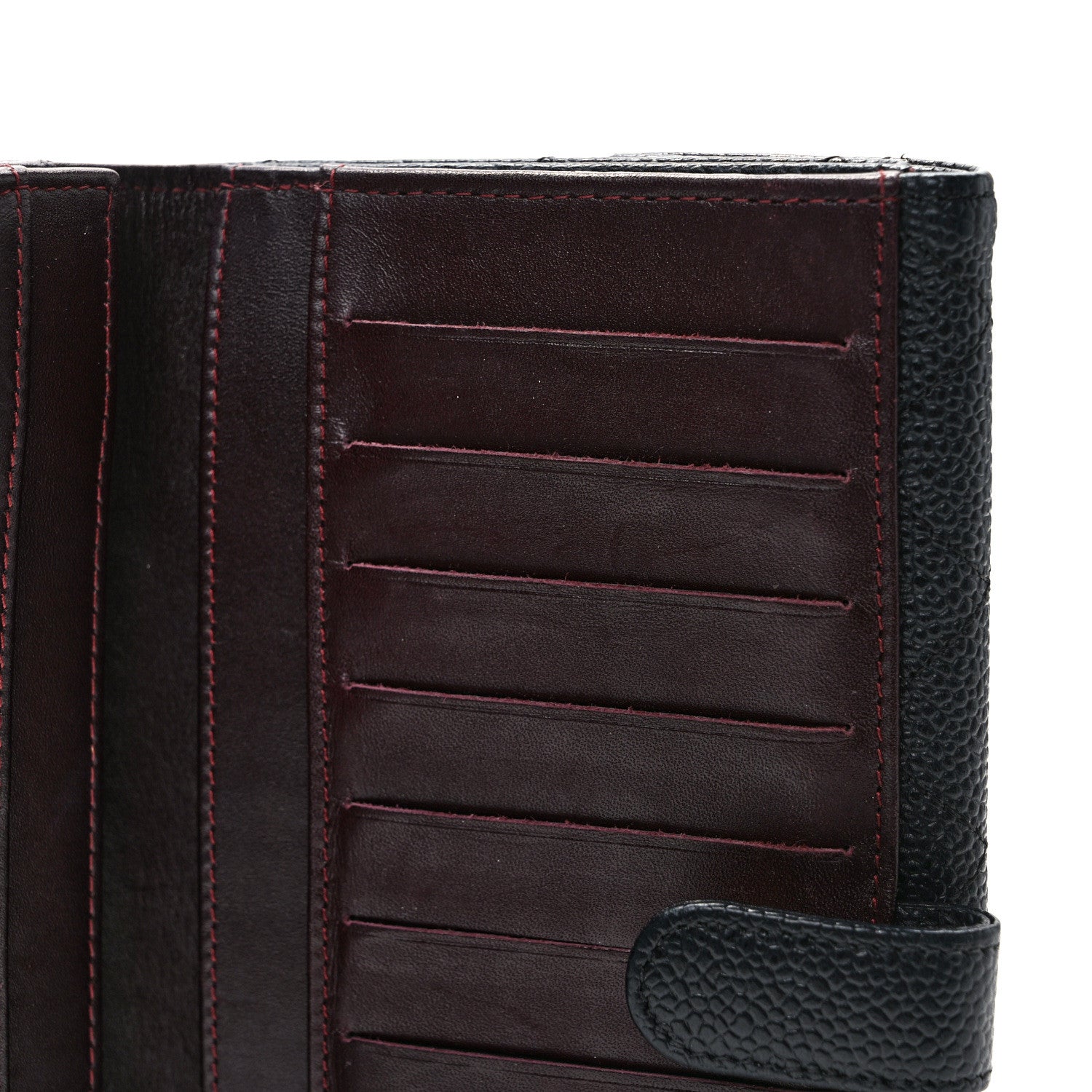 Chanel Caviar Quilted Long Flap Wallet Black 10 of 11