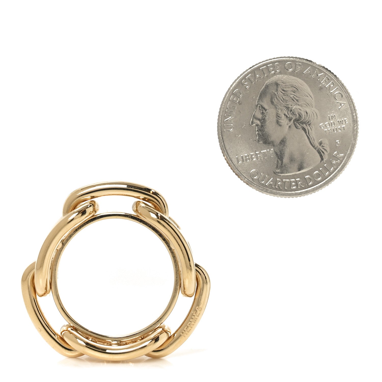 Hermes Permabrass Regate Scarf Ring 2 of 6