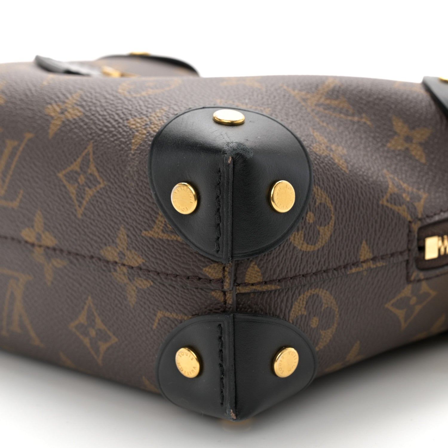 Louis Vuitton Monogram Petite Malle Souple Black 9 of 10