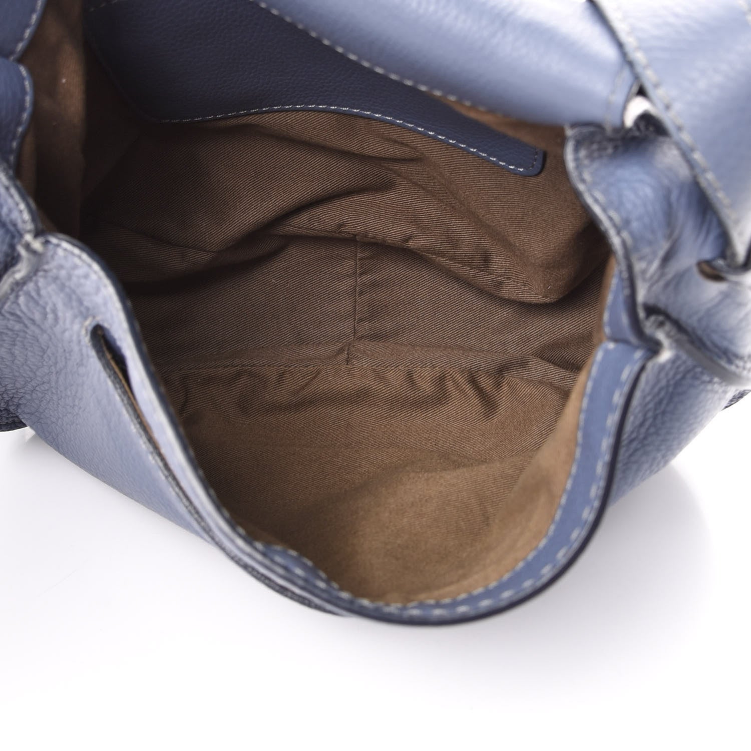 Chloe Calfskin Medium Marcie Round Crossbody Bag Street Blue 4 of 14