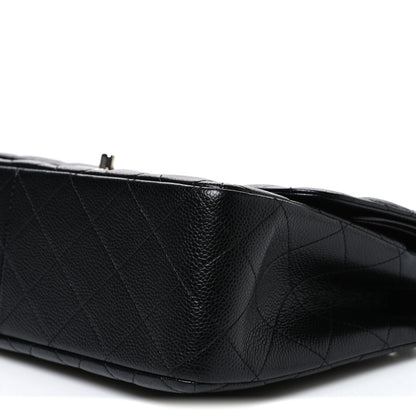 Chanel Caviar Quilted Jumbo Double Flap Black 10 of 10