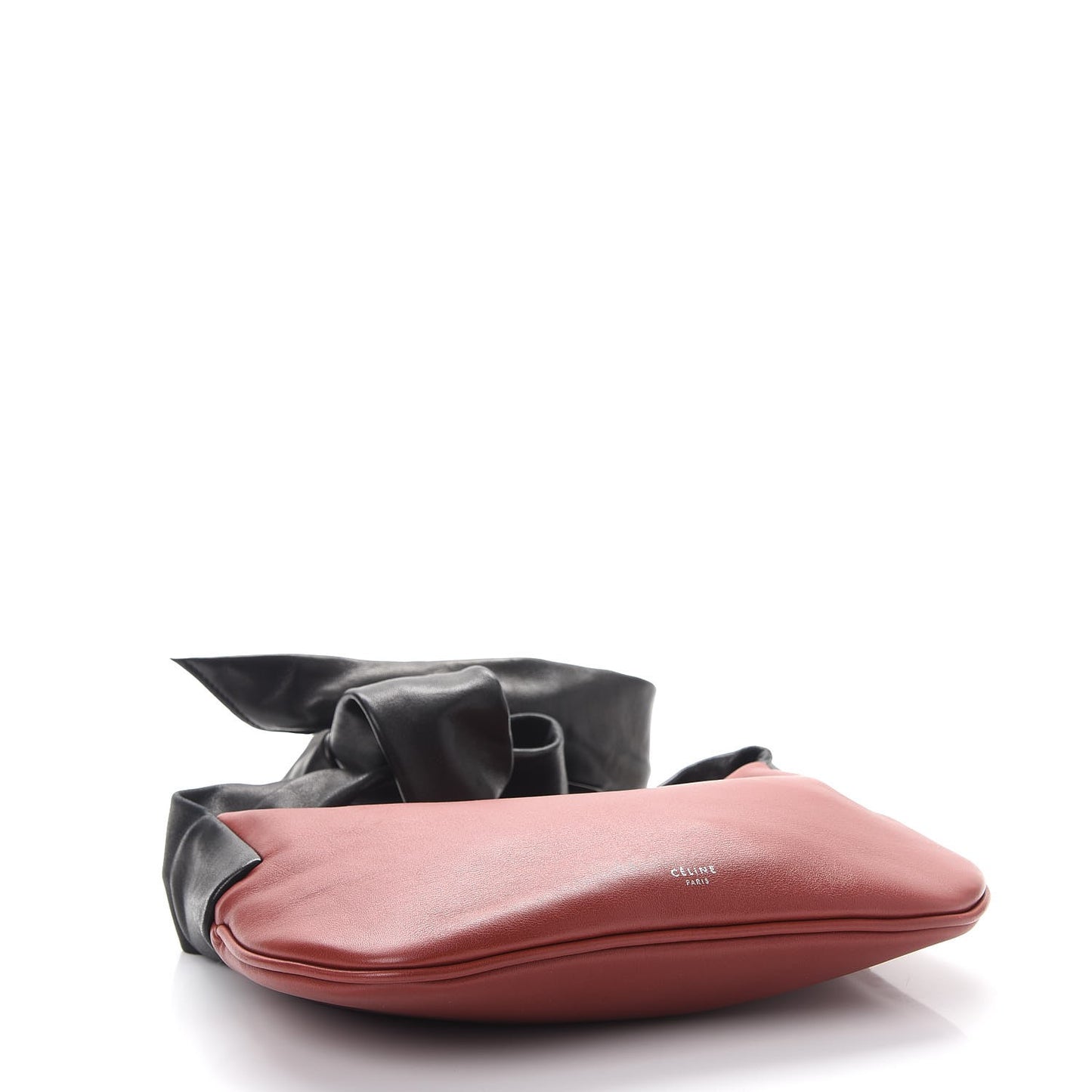 Calfskin Small Ribbon Shoulder Bag Merlot