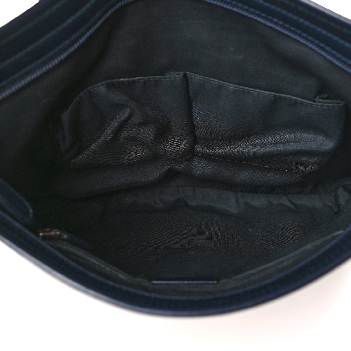 GG Supreme Monogram Web Flat Messenger Bag Navy