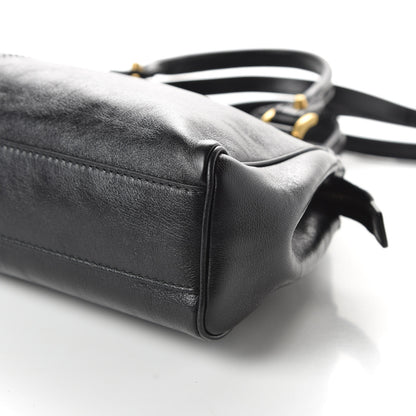 Gucci Calfskin Medium Re(Belle) Top Handle Bag Black 8 of 11