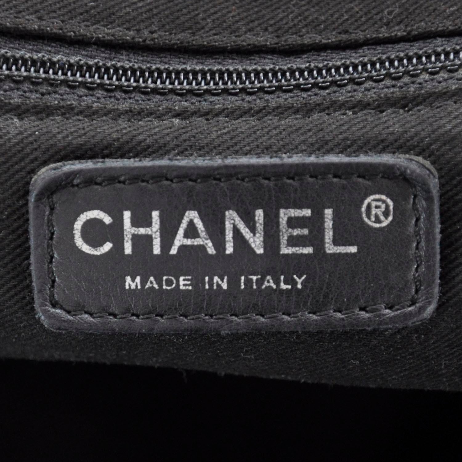Chanel Lambskin Expandable Stitched Tote Black 7 of 11