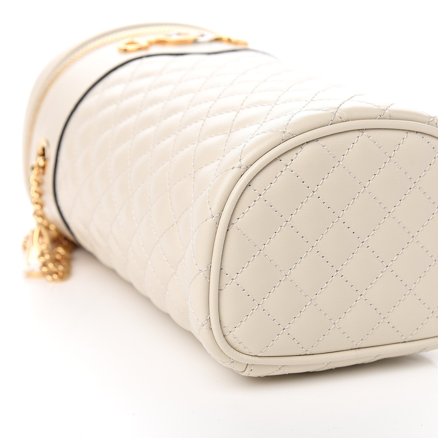 Gucci Calfskin Trapuntata Zumi Belt Bag Off White 7 of 10