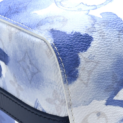 Louis Vuitton Monogram Watercolor City Keepall Blue 9 of 10