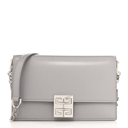 Givenchy Calfskin Medium 4G Chain Shoulder Bag Cloud Grey 1 of 8