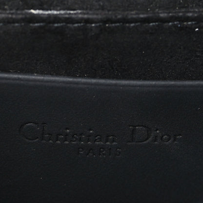 Christian Dior Ultra Matte Calfskin Cannage Mini Waist Pouch on Chain Black 6 of 10