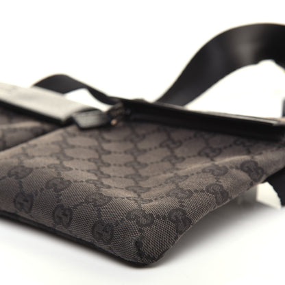 Gucci GG Monogram Double Pocket Belt Bag Black 8 of 12
