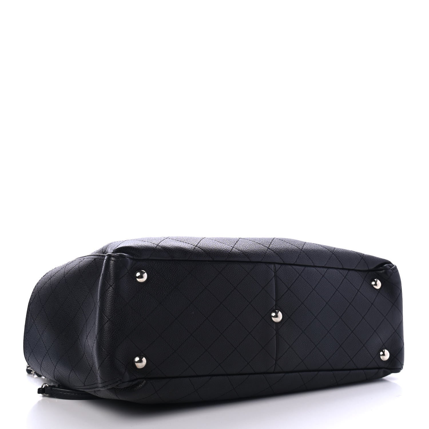 Chanel Grained Calfskin CC Pocket Tote Black 3 of 4