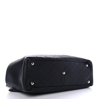 Chanel Grained Calfskin CC Pocket Tote Black 3 of 4