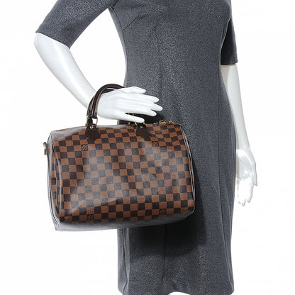 Louis Vuitton Damier Ebene Speedy Bandouliere 30 2 of 8