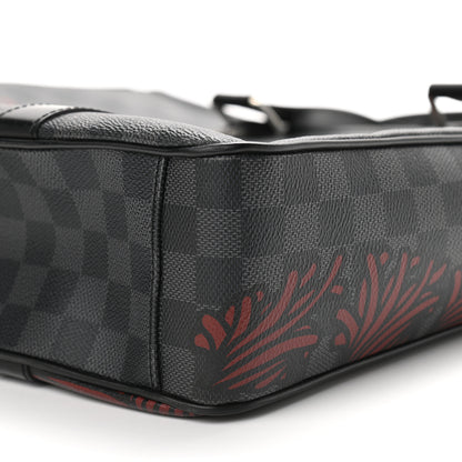 Louis Vuitton Damier Graphite Rope Tadao Red 9 of 10