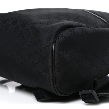 Gucci Nylon Monogram Slim Backpack Black 9 of 9