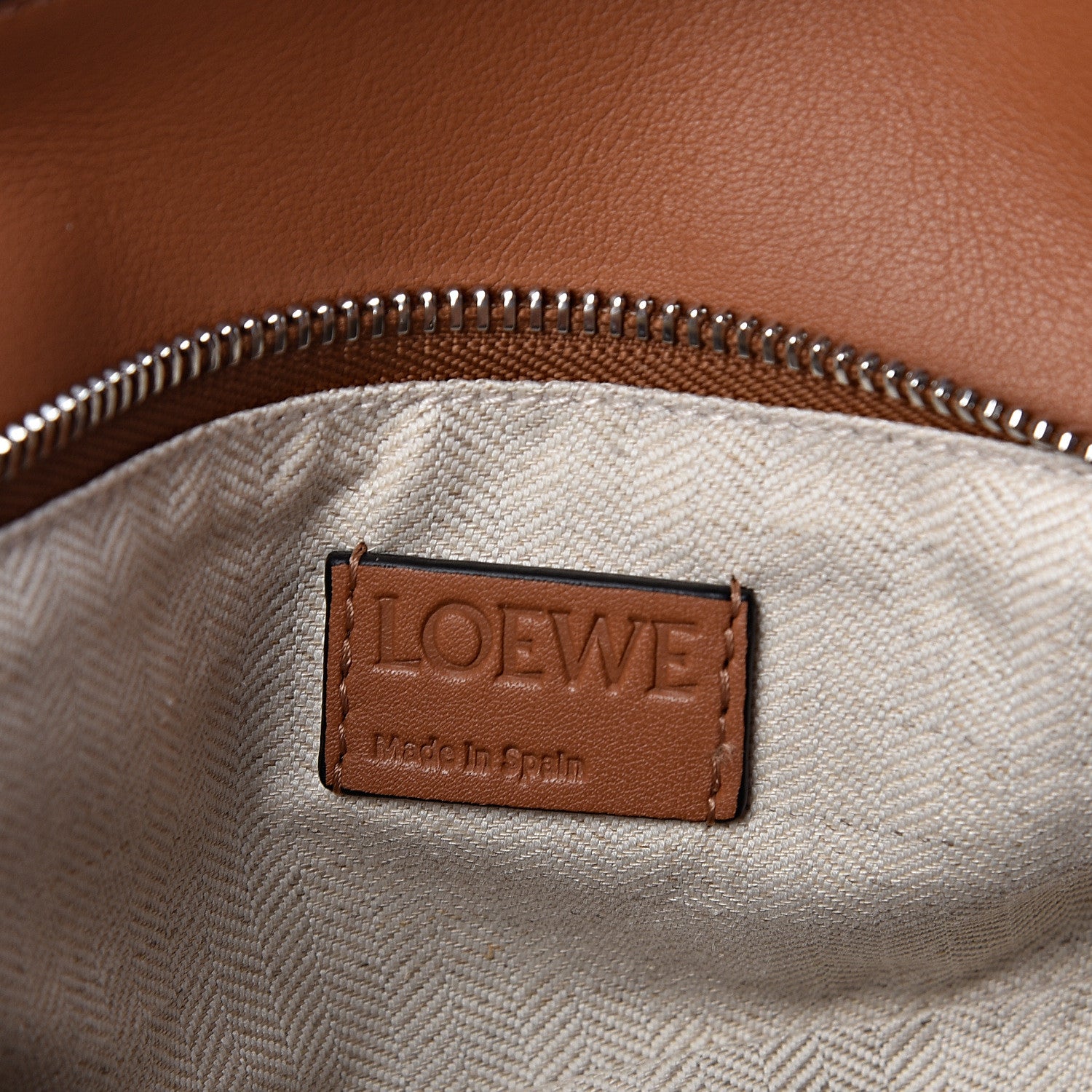 Loewe Calfskin Small Puzzle Bag Tan 7 of 10