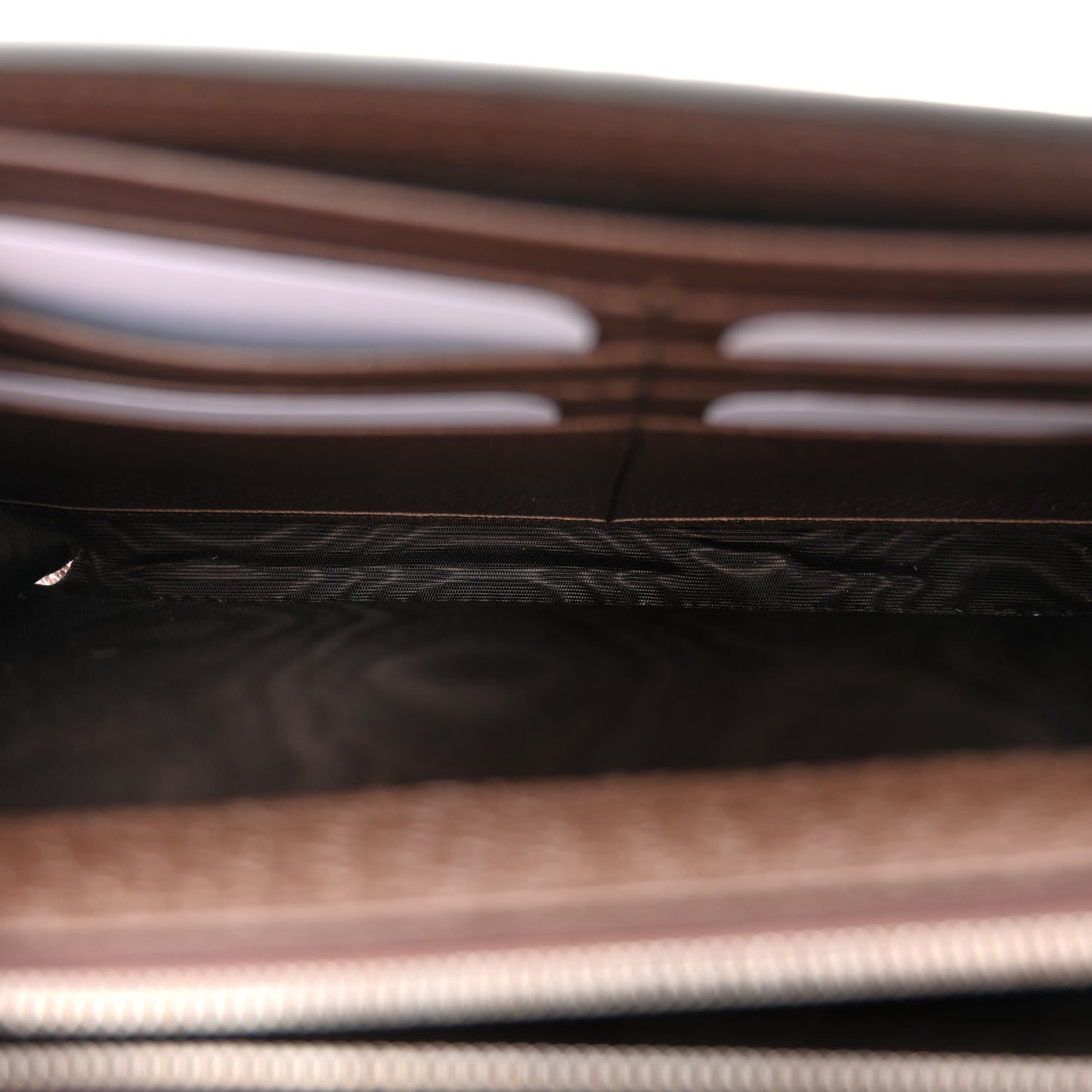 Monogram Jumbo GG Textured Dollar Calfskin Mini Dionysus Chain Wallet Camel Ebony New Acero